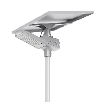 Lampadaire LED avec panneau solaire