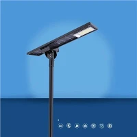 Éclairage de rue Star à énergie solaire